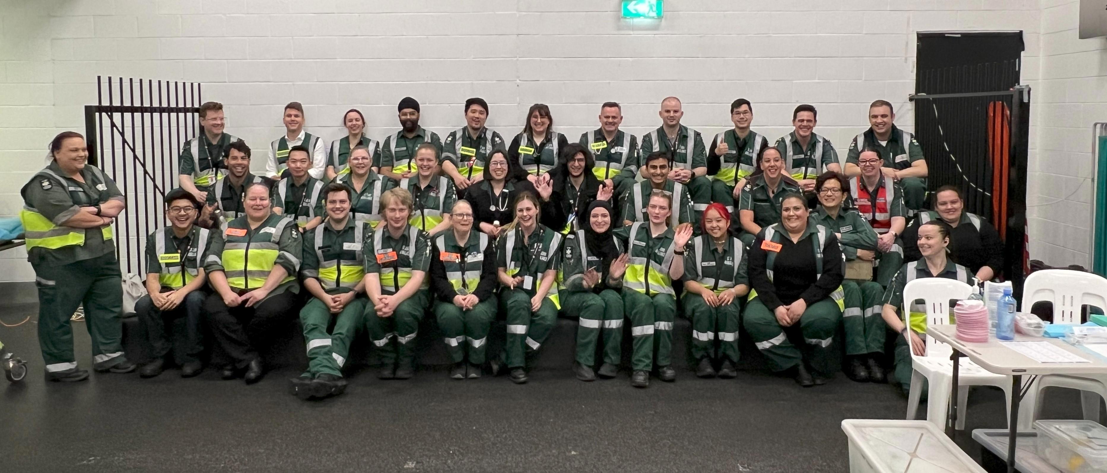 St John Ambulance Victoria volunteers event first aid