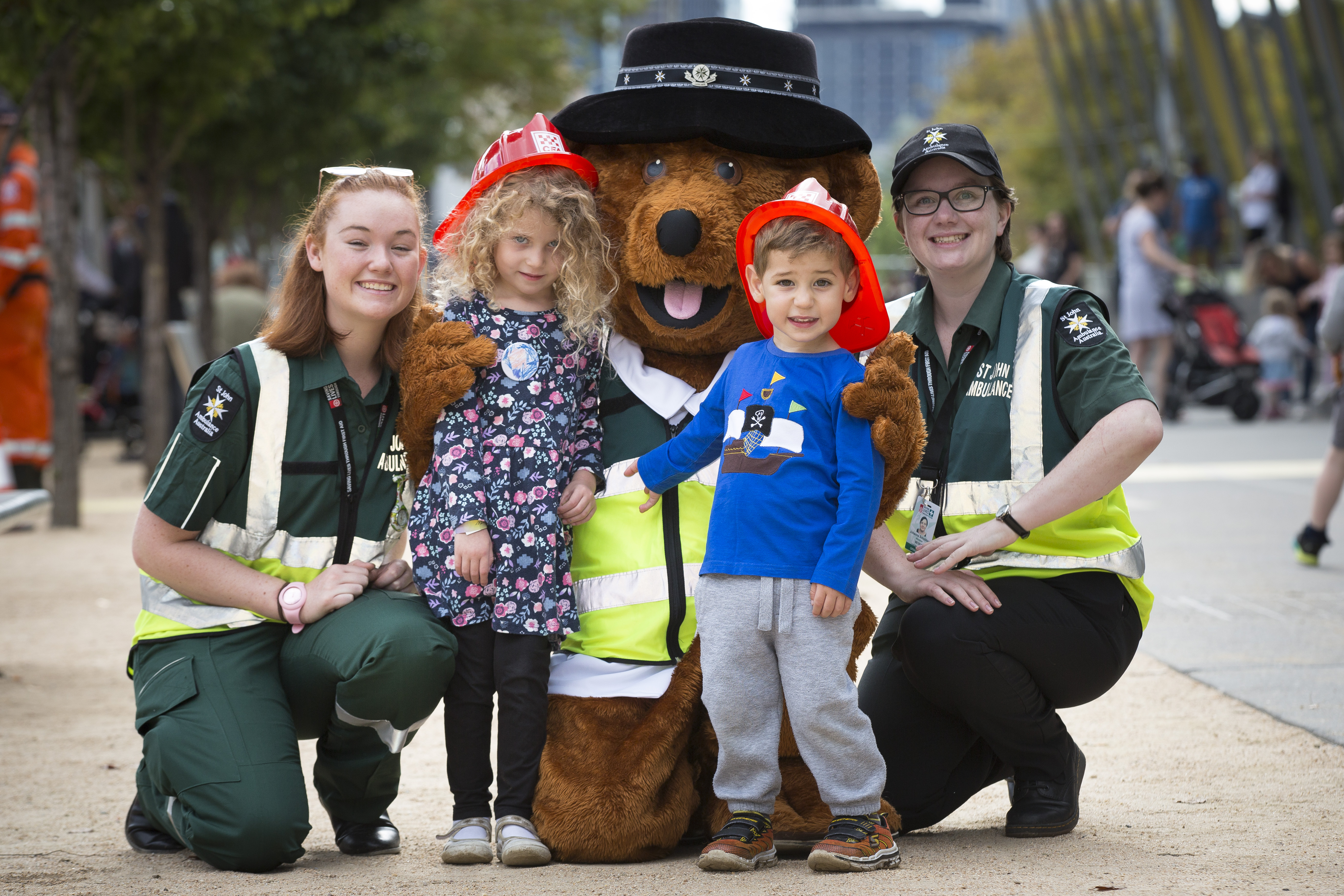 st john first aid at events volunteers
