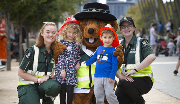 st john first aid at events volunteers