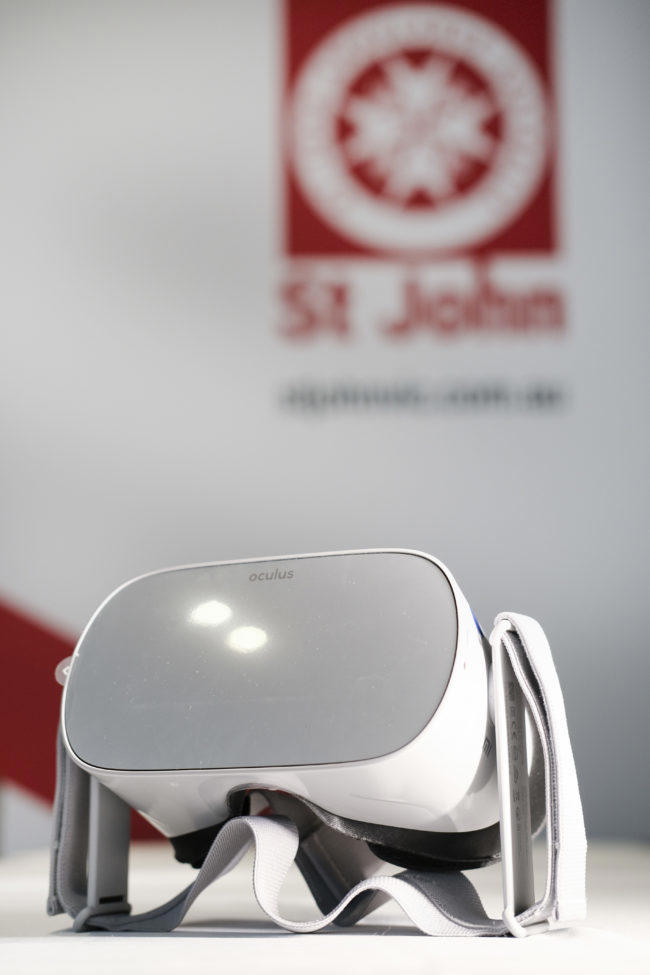 St John first aid training virtual reality delivery