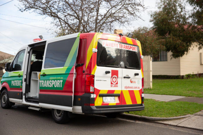 St John Ambulance Victoria Non Emergency Patient Transport NEPT Service