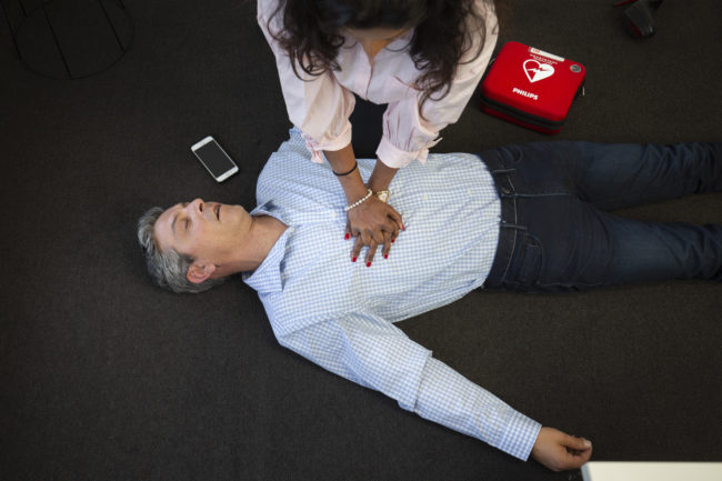 St John first aid training CPR