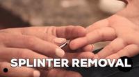 How to remove a Splinter gif St John Ambulance Victoria