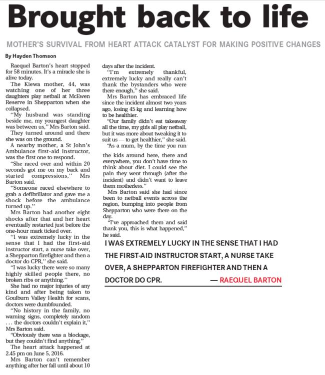 St John Shepparton News brought back to life