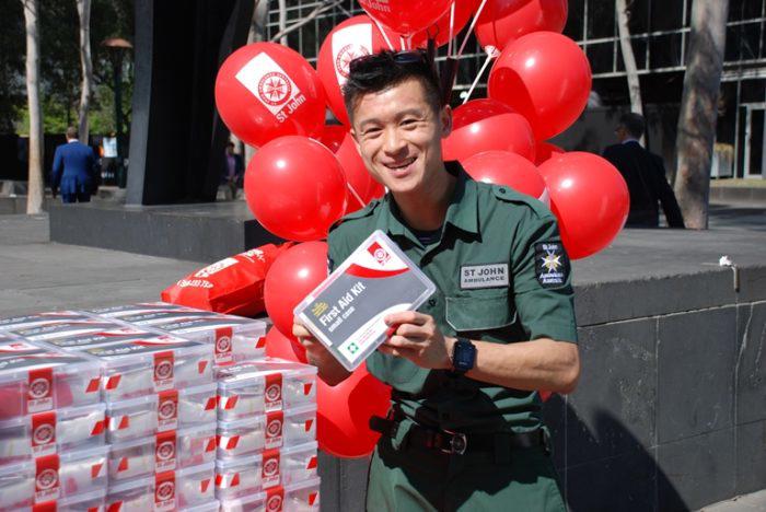 st john first aid at events volunteer