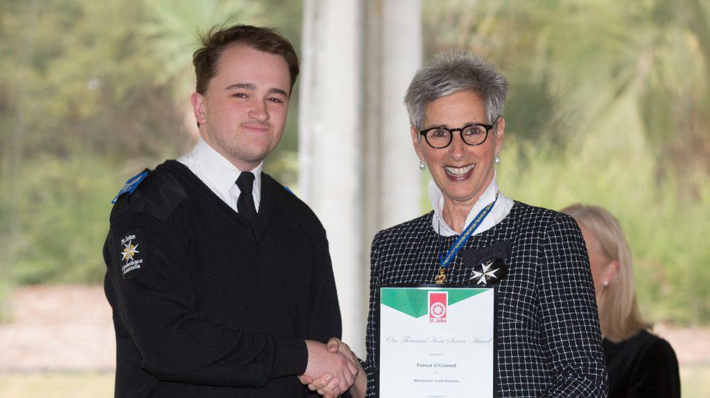 St John volunteer awarded Patrick Oconnell