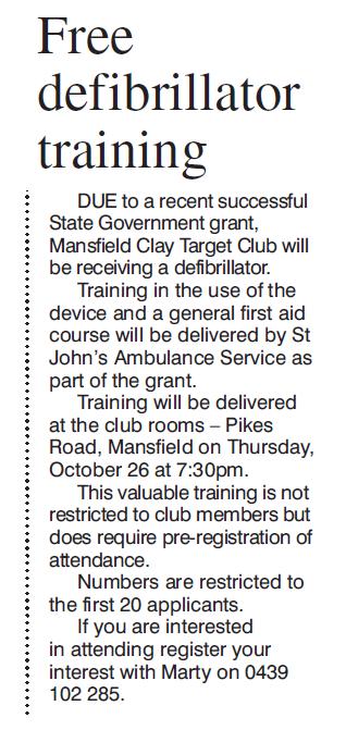 Mansfield Courier 15 Nov 2017