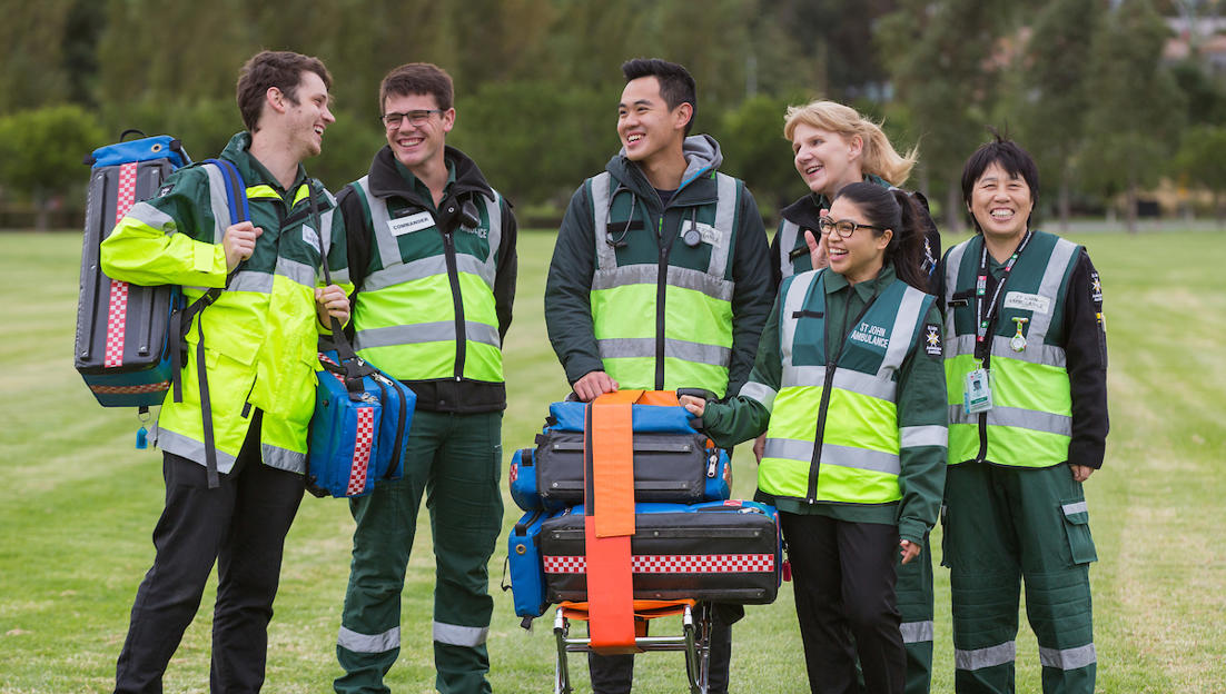 st john first aid at events volunteers