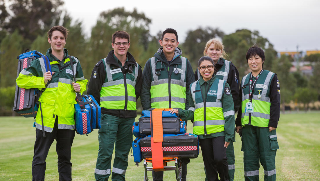 st john first aid at events volunteers