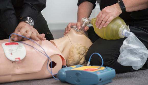 St John first aid training manikin