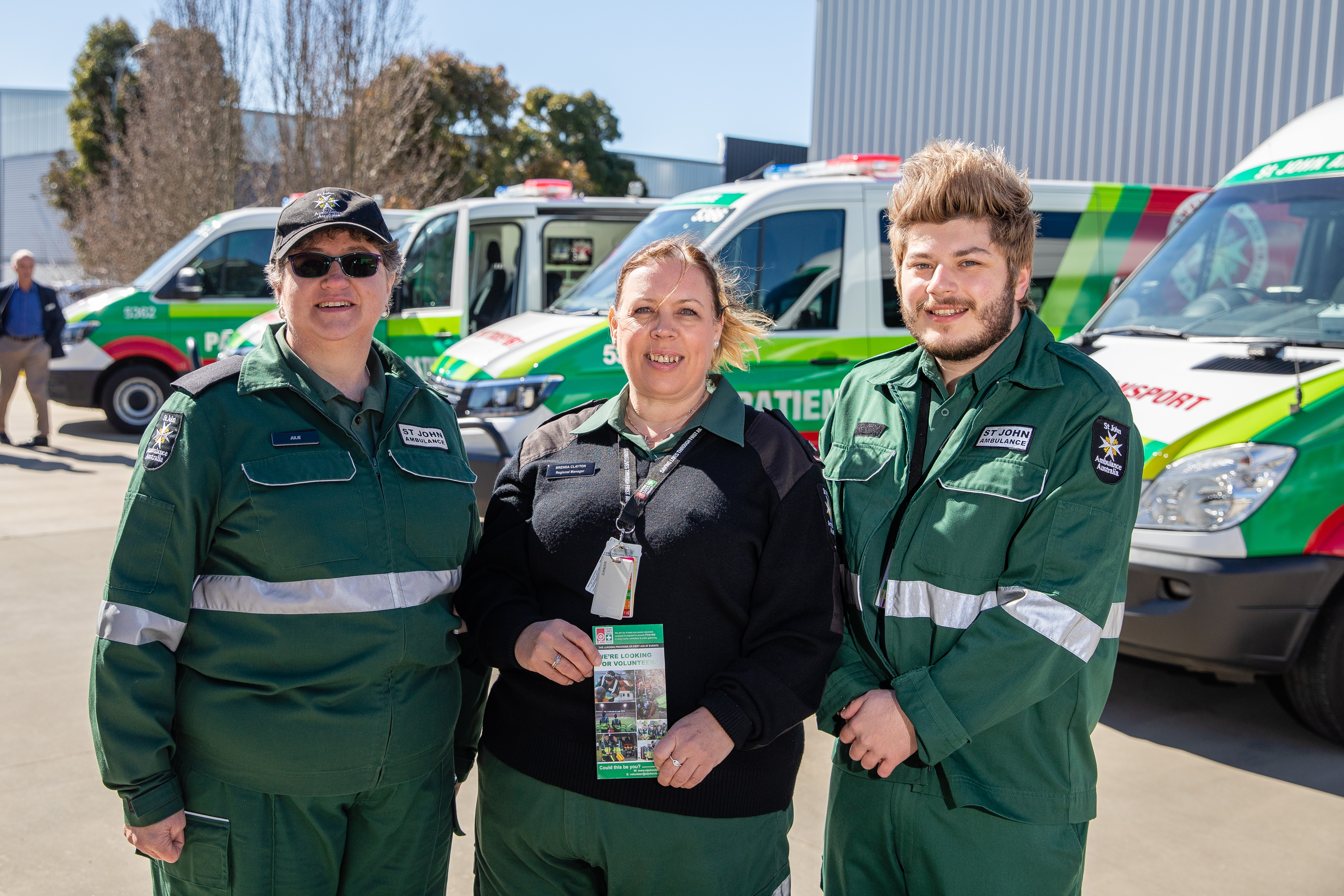 st john first aid at events volunteers