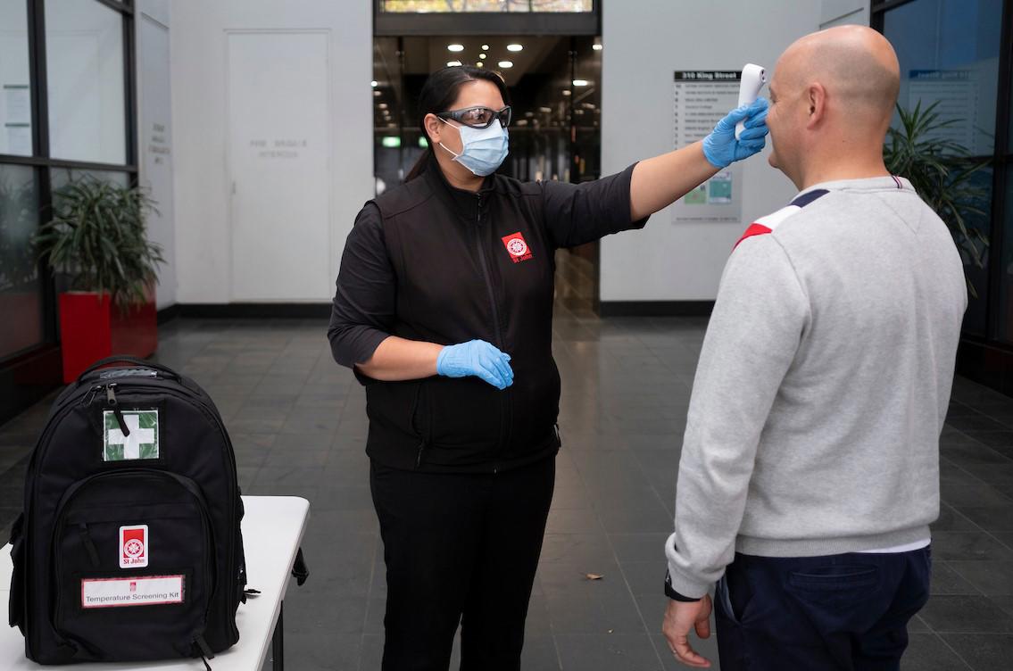 St John Temperature Screening service for workplaces