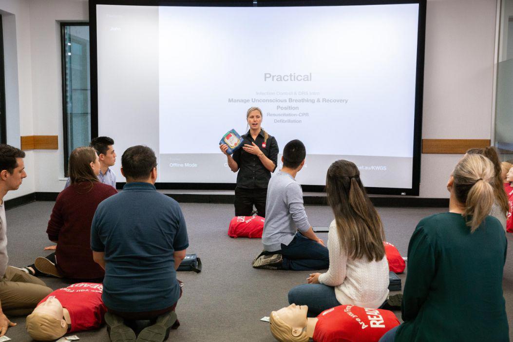 St John SJx first aid training classroom - Melbourne CBD venue