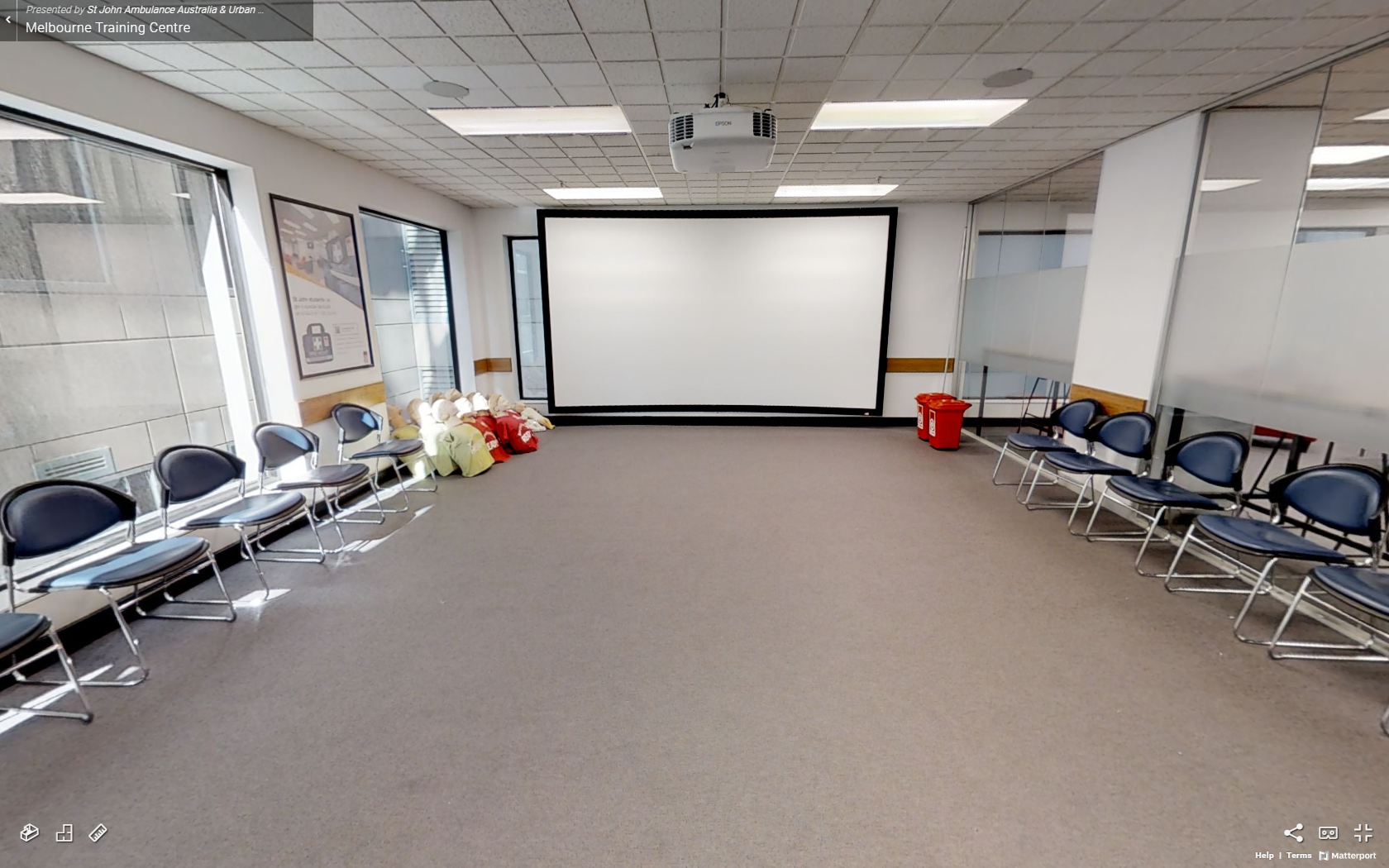 St John first aid training venue CBD melbourne training centre