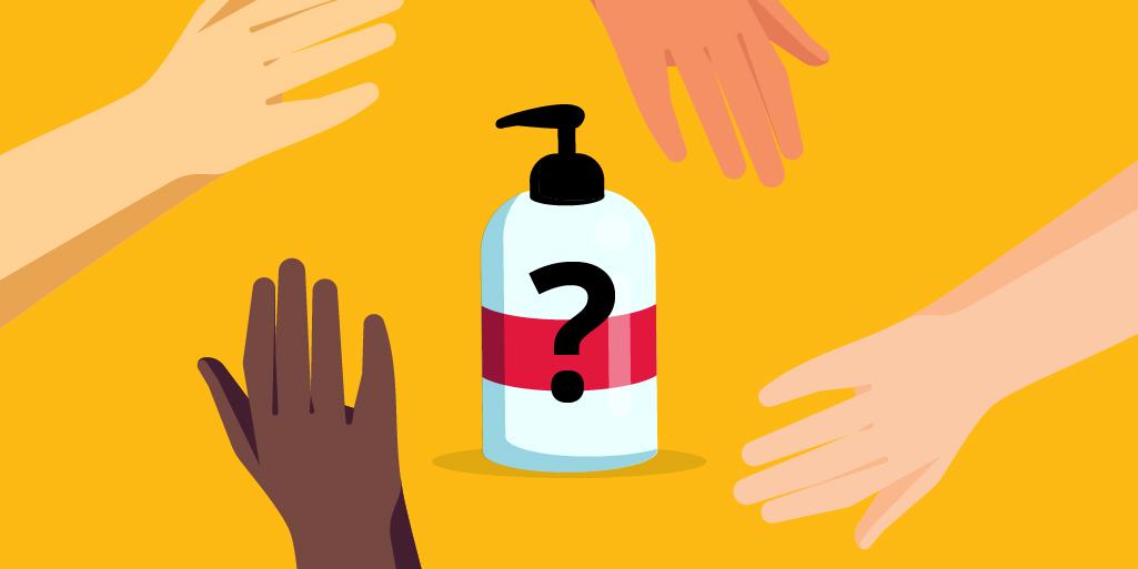 st john PPE hand sanitiser graphic