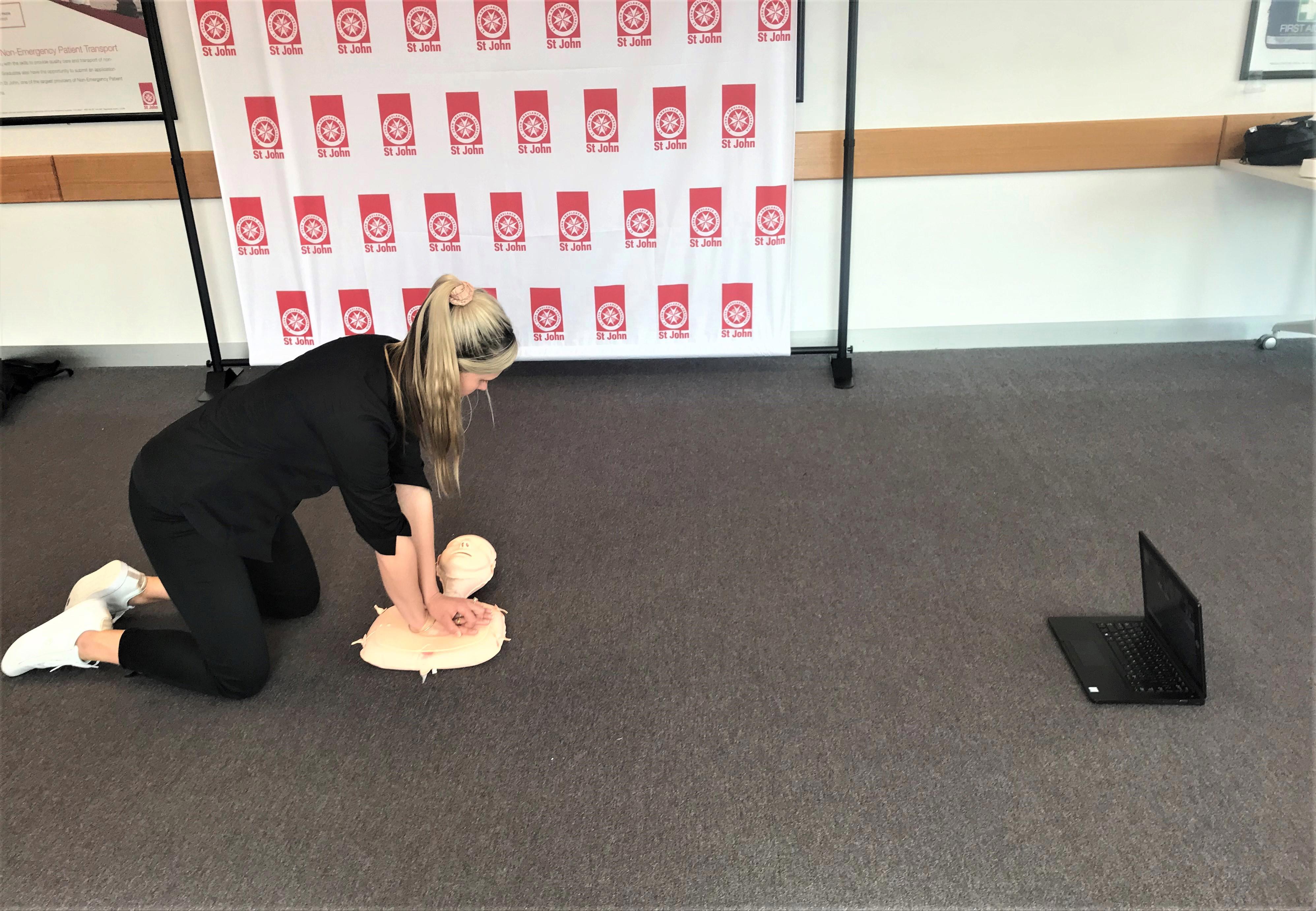 St John first aid training Virtual Classroom