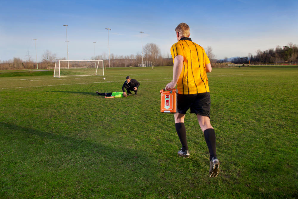 St John Defibrillator