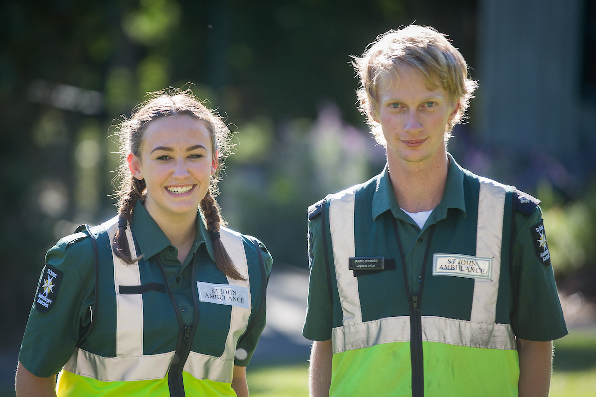 St John Ambulance Victoria Voltuneer Youth Members