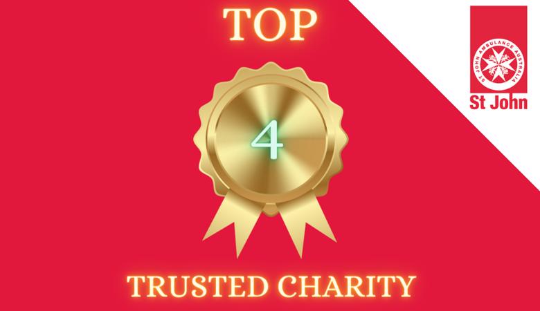 St John Ambulance Ranked Top #4 Trusted Charity