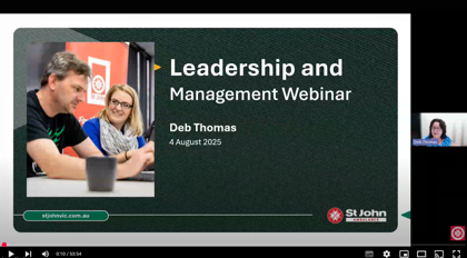 Leadership Webinar