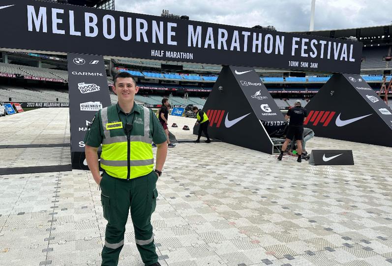 St John Ambulance Victoria volunteers event first aid