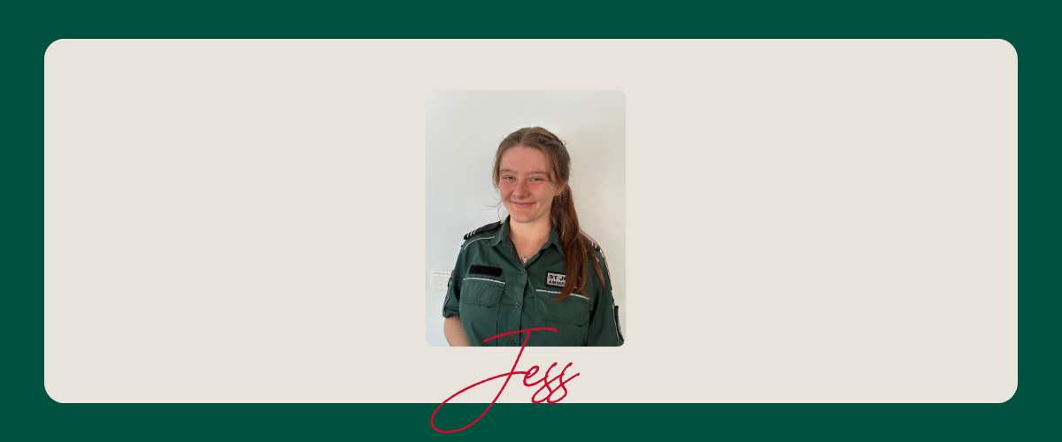 From St John Youth Member to Emergency Responder: Jess Steps Up in a Cardiac Arrest Emergency