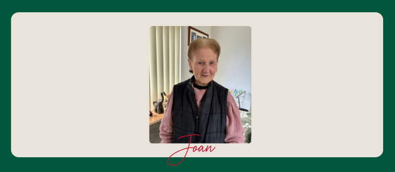 "The house feels different now": Joan's story of love, loss and finding support